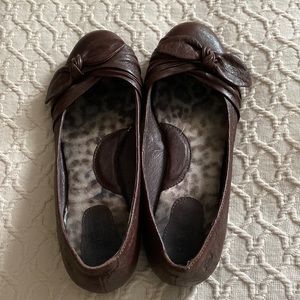 Brown Born flats. Great condition.